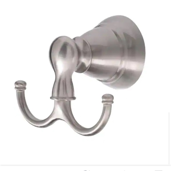 $69 Moen Banburry Double Robe Chrome Hook - 3 boxes, New - Picture 3 of 6